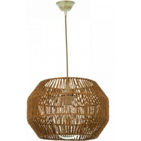 Inlight 4503 Κρεμαστό Φωτιστικό Μοντέρνο Μονόφωτο με Σχοινί Καφέ Inlight 4503 Κρεμαστό Φωτιστικό Μοντέρνο Μονόφωτο με Σχοινί Καφέ