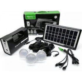 "GDLite 10 Ηλιακό Σύστημα Φωτισμού με 3 Λάμπες GDLite 10 Ηλιακό Σύστημα Φωτισμού με 3 Λάμπες, Ραδιόφωνο και MP3 Player