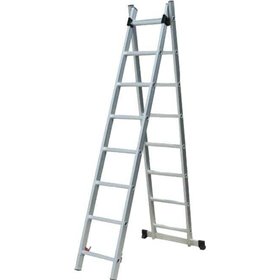 Inox Kiss Kiss Επεκτεινόμενη Διπλή Σκάλα Αλουμινίου 2x9 LAD209