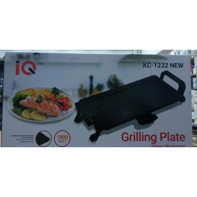 IQ KC-1232 New Teppanyaki Grill 1800W με Ρυθμιζόμενο Θερμοστάτη