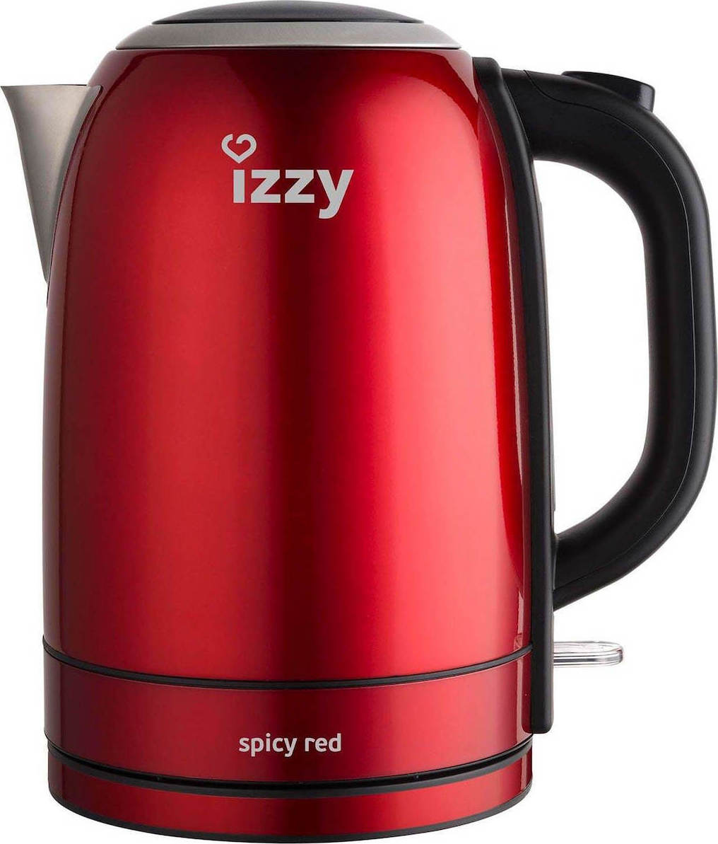 Izzy 1618 Spicy Red Βραστήρας 1.7lt 2200W Izzy 1618 Spicy Red Βραστήρας 1.7lt 2200W
