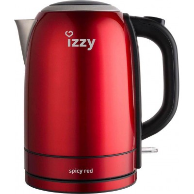 Izzy 1618 Spicy Red Βραστήρας 1.7lt 2200W