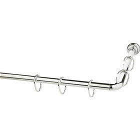 Joy Bath 005-00006 Βραχίονας Γωνιακός 90x90cm Ασημί Joy Bath 005-00006 Βραχίονας Γωνιακός 90x90cm Ασημί