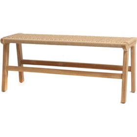 Jutte Παγκάκι 100x35x43cm Φυσικό Jutte Παγκάκι 100x35x43cm Φυσικό