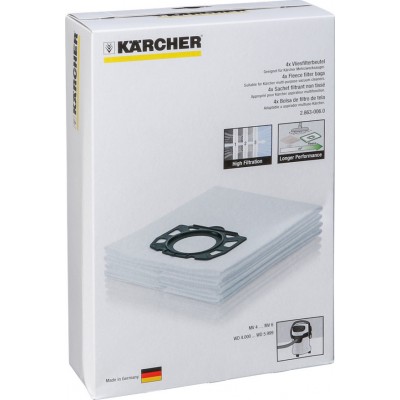 Karcher 2.863-006.0 Σακούλες Σκούπας 4τμχ