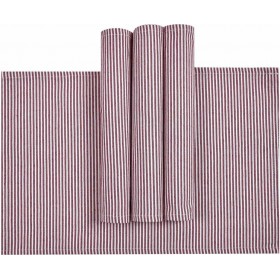 Kentia Miles Σουπλά Υφασμάτινο 5 Bordeaux 45x32cm Σετ 4τμχ Kentia Miles Σουπλά Υφασμάτινο 5 Bordeaux 45x32cm Σετ 4τμχ