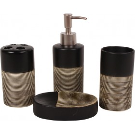 Keskor 906406-1 Σετ Μπάνιου Κεραμικό Πολύχρωμο 4τμχ Keskor 906406-1 Σετ Μπάνιου Κεραμικό Πολύχρωμο 4τμχ