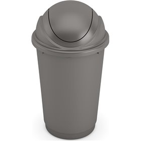 Kis Πλαστικός Κάδος Απορριμμάτων Pivot Γκρι 60lt 40x40x75cm Kis Πλαστικός Κάδος Απορριμμάτων Pivot Γκρι 60lt 40x40x75cm