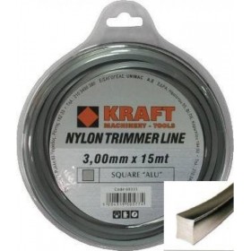 Kraft Alu 69336 Νήμα Μεσινέζας Τετράγωνο Μήκους 51m και Πάχους 3mm Kraft Alu 69336 Νήμα Μεσινέζας Τετράγωνο Μήκους 51m και Πάχους 3mm