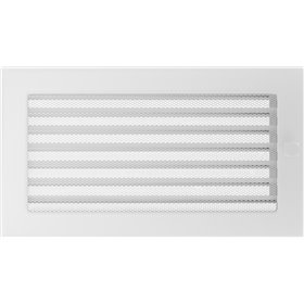 Kratki 30BX Ορθογώνια Περσίδα Τζακιού 30x17cm Λευκή Kratki 30BX Ορθογώνια Περσίδα Τζακιού 30x17cm Λευκή