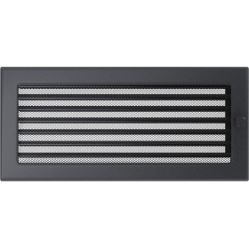 Kratki 37GX Ορθογώνια Περσίδα Τζακιού 37x17cm Γκρι Kratki 37GX Ορθογώνια Περσίδα Τζακιού 37x17cm Γκρι