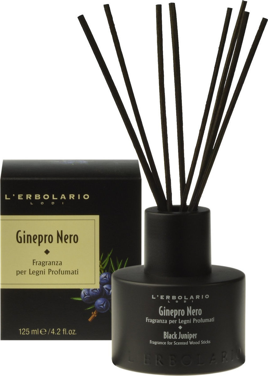 L' Erbolario Αρωματικό Χώρου με Sticks Ginepro Nero Black Juniper 125ml