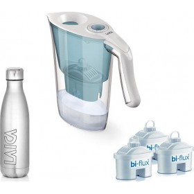 Laica Aida Κανάτα Σερβιρίσματος Πλαστική Λευκή με Φίλτρο και 3 Ανταλλακτικά Φίλτρα 1200mlΚωδικός: J9079A  Laica Aida Κανάτα Σερβιρίσματος Πλαστική Λευκή με Φίλτρο και 3 Ανταλλακτικά Φίλτρα 1200mlΚωδικός: J9079A