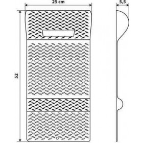 Lampa 62101 Stop Για Τροχούς Αυτοκινήτων 52x25cm
