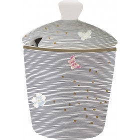 Laura Ashley Heritage Ζαχαριέρα Σερβιρίσματος από Πορσελάνη σε Γκρι Χρώμα Laura Ashley Heritage Ζαχαριέρα Σερβιρίσματος από Πορσελάνη σε Γκρι Χρώμα