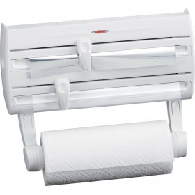 Leifheit Επιτοίχια Βάση για 3 Ρολά Κουζίνας Λευκή 25771