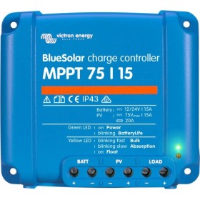 Victron Energy BlueSolar MPPT 75/15 Ρυθμιστής Φόρτισης 24V 15A Victron Energy BlueSolar MPPT 75/15 Ρυθμιστής Φόρτισης 24V 15A
