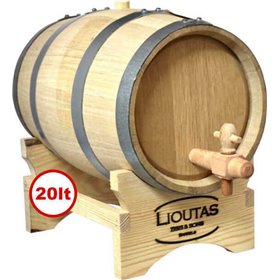 Lioutas Βαρέλι Δρύινο με Βάση και Κάνουλα 20lt 007-043 761000020 Lioutas Βαρέλι Δρύινο με Βάση και Κάνουλα 20lt 007-043 761000020