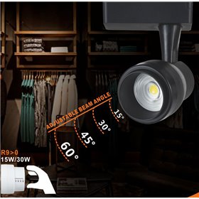 Liper Μονό Σποτ με Ενσωματωμένο LED και Φυσικό Φως σε Μαύρο Χρώμα 30W 4000K ΜεταλλικόΚωδικός: LPTRL-30E01  Liper Μονό Σποτ με Ενσωματωμένο LED και Φυσικό Φως σε Μαύρο Χρώμα 30W 4000K ΜεταλλικόΚωδικός: LPTRL-30E01