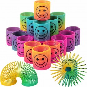 LISOPO Mini Rainbow Spiral Springs (24 Pieces)