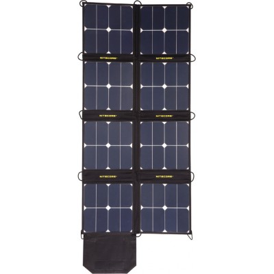 NiteCore FSP100 Αναδιπλούμενος Ηλιακός Φορτιστής Φορητών Συσκευών / Επαναφορτιζόμενων Μπαταριών 100W 12V