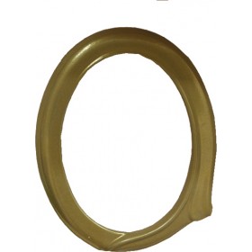 Marhome Κορνίζα Μνημείου από Αλουμινίο Memory Χρυσή Οβάλ 13x18cm