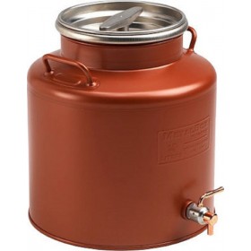 Metal Box Δοχείο Inox 28B180 Κεραμιδί με Βιδωτό Καπάκι 20lt