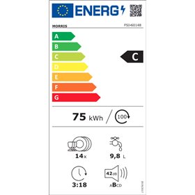 Morris FSI-60148 Πλυντήριο Πιάτων Ελεύθερο Π59.8xΒ60xY84.5εκ. Morris FSI-60148 Πλυντήριο Πιάτων Ελεύθερο Π59.8xΒ60xY84.5εκ.