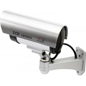 Olympia Ψεύτικη Κάμερα Παρακολούθησης Τύπου Bullet Ασημί 5925 Olympia Ψεύτικη Κάμερα Παρακολούθησης Τύπου Bullet Ασημί 5925