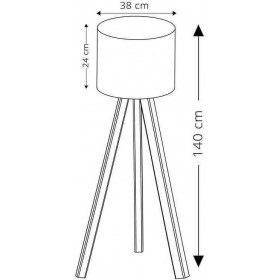 Pakoworld PWL-0002 Φωτιστικό Δαπέδου Λευκό με Ύψος 140cmΚωδικός: 071-000020  Pakoworld PWL-0002 Φωτιστικό Δαπέδου Λευκό με Ύψος 140cmΚωδικός: 071-000020