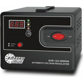 Amarad SVR-2000VA Σταθεροποιητής Τάσης Relay με 1 Πρίζα Ρεύματος Amarad SVR-2000VA Σταθεροποιητής Τάσης Relay με 1 Πρίζα Ρεύματος