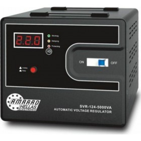 Amarad SVR-5000VA Σταθεροποιητής Τάσης Relay με 1 Πρίζα Ρεύματος Amarad SVR-5000VA Σταθεροποιητής Τάσης Relay με 1 Πρίζα Ρεύματος