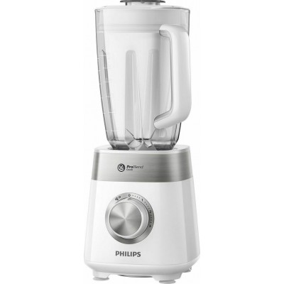 Philips HR2224/00 Μπλέντερ για Smoothies 2lt 800Watt Λευκό