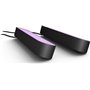 Philips Hue White And Color Ambiance Play Light Bar Double Pack Διακοσμητικό Φωτιστικό LED Μπάρα σε Μαύρο Χρώμα