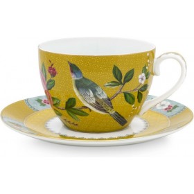 PiP Studio Blushing Birds Φλιτζάνι Cappuccino από Πορσελάνη Κίτρινο 280mlΚωδικός: 51004097  PiP Studio Blushing Birds Φλιτζάνι Cappuccino από Πορσελάνη Κίτρινο 280mlΚωδικός: 51004097