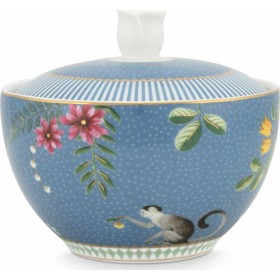 PiP Studio La Majorelle Ζαχαριέρα Σερβιρίσματος από Πορσελάνη σε Μπλε Χρώμα PiP Studio La Majorelle Ζαχαριέρα Σερβιρίσματος από Πορσελάνη σε Μπλε Χρώμα