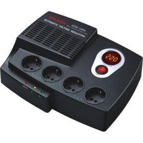 VMARK GVK-1000VA Compact Σταθεροποιητής Τάσης Relay με 4 Πρίζες Ρεύματος VMARK GVK-1000VA Compact Σταθεροποιητής Τάσης Relay με 4 Πρίζες Ρεύματος