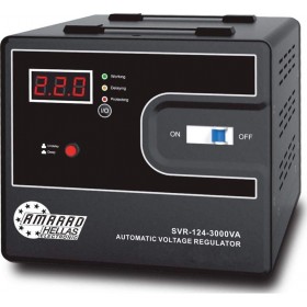 Amarad SVR-3000VA Σταθεροποιητής Τάσης Relay με 1 Πρίζα Ρεύματος Amarad SVR-3000VA Σταθεροποιητής Τάσης Relay με 1 Πρίζα Ρεύματος