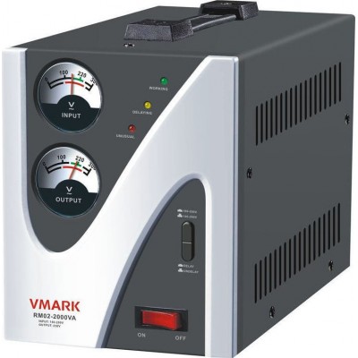 VMARK RM02-500VA Σταθεροποιητής Τάσης Relay με 1 Πρίζα Ρεύματος