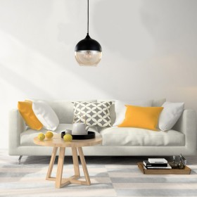 Powertech Κρεμαστό Φωτιστικό Μοντέρνο Μονόφωτο Μπάλα ΜαύροΚωδικός: HLL-0028 