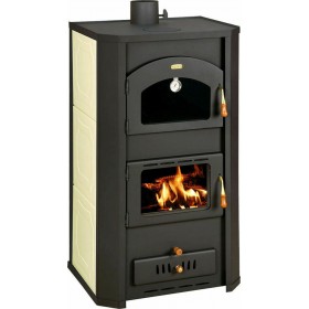 Prity FG W20 Κεραμική Ξυλόσομπα Καλοριφέρ με Φούρνο 23kW Μπεζ