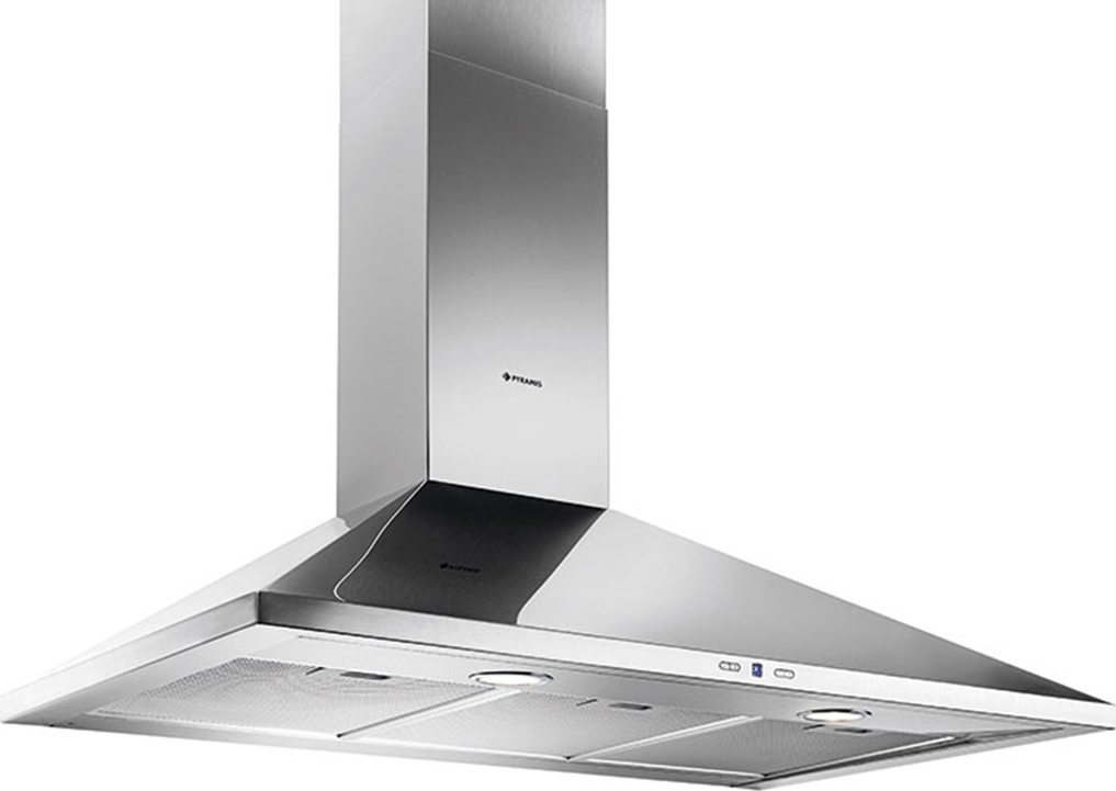 Pyramis Τετράγωνος Plus Classic Απορροφητήρας Καμινάδα 90cm Inox Pyramis Τετράγωνος Plus Classic Απορροφητήρας Καμινάδα 90cm Inox