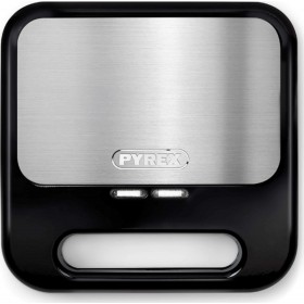 Pyrex Luxx SB-296 Τοστιέρα με Αποσπώμενες Πλάκες για 2 Τοστ 800W Pyrex Luxx SB-296 Τοστιέρα με Αποσπώμενες Πλάκες για 2 Τοστ 800W