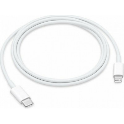 Apple Regular USB 2.0 Cable USB-C male - Lightning Λευκό 1m (MQGJ2ZM/A)