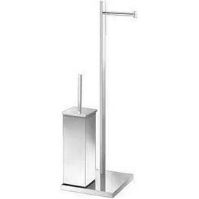 Sanco A3-0509 Σετ Μπάνιου Μεταλλικό Ασημί 2τμχ