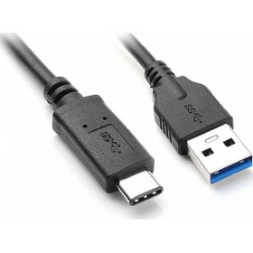 Powertech Regular USB 3.0 Cable USB-C male - USB-A male Μαύρο 2m (CAB-UC002)