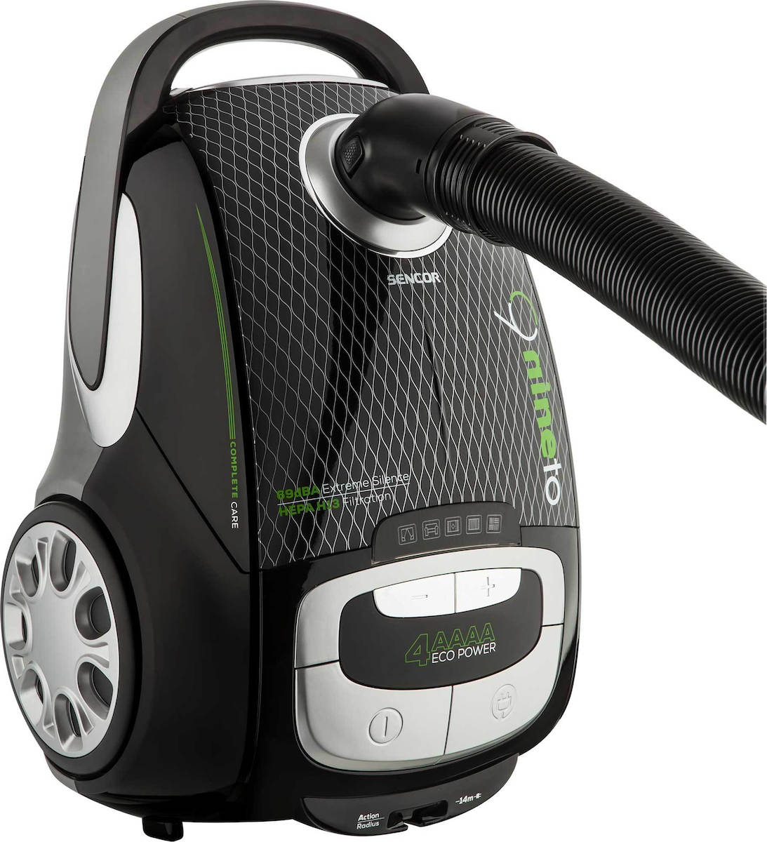 Sencor SVC 9000BK Ηλεκτρική Σκούπα 800W με Σακούλα 4lt