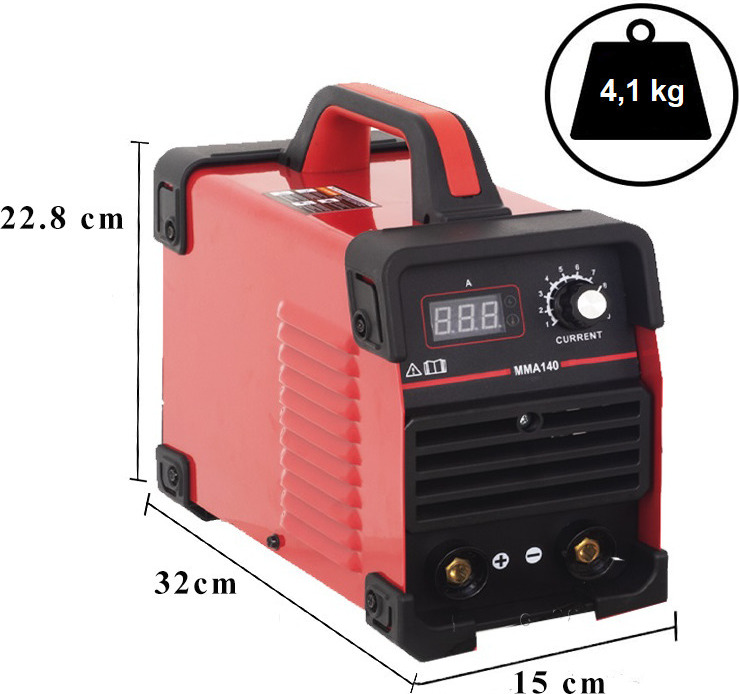 Shop More H140 Ηλεκτροκόλληση Inverter 140A (max) Ηλεκτροδίου (MMA) Shop More H140 Ηλεκτροκόλληση Inverter 140A (max) Ηλεκτροδίου (MMA)