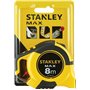 Stanley Max Μαγνητικό Μέτρο 2 Υλικών 8m x 25mm