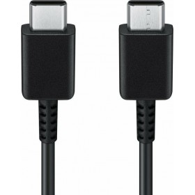 Samsung Regular USB 2.0 Cable USB-C male - USB-C male Μαύρο 1m (EP-DA705BBEGWW)